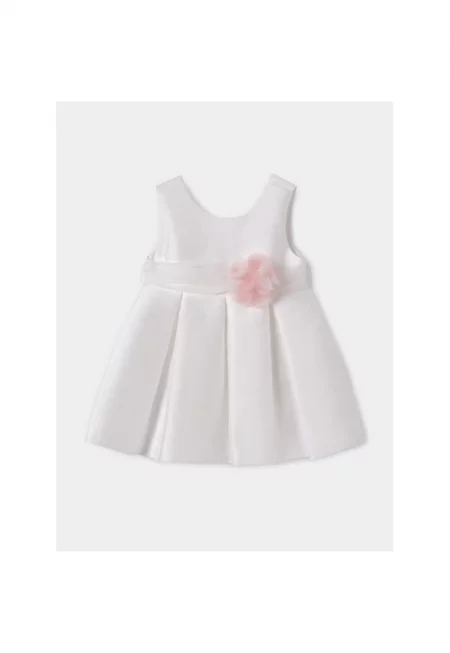 Рокля за момиче -  34596 - полиестер - екрю