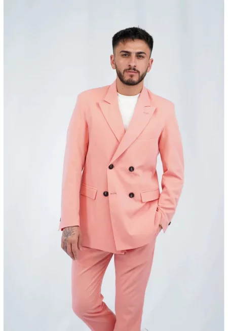 Сако regular fit пастелат