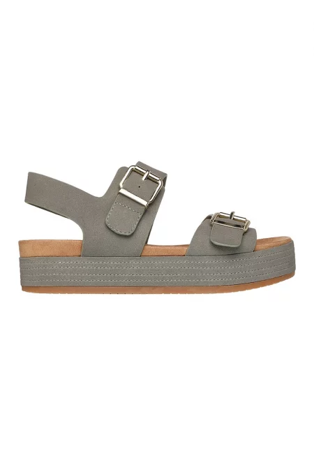 Сандали Slip-Ins™ Bobs Misty - Бледозелен/Карамел