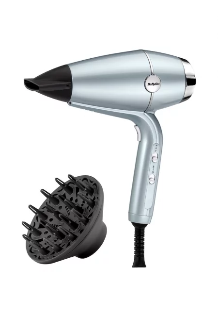 Сешоар  Hydro Fusion  - 2100W - 2 скорости - 3 стъпки на температурата - Сool shot - Дифузер - Йонна технология с плазма