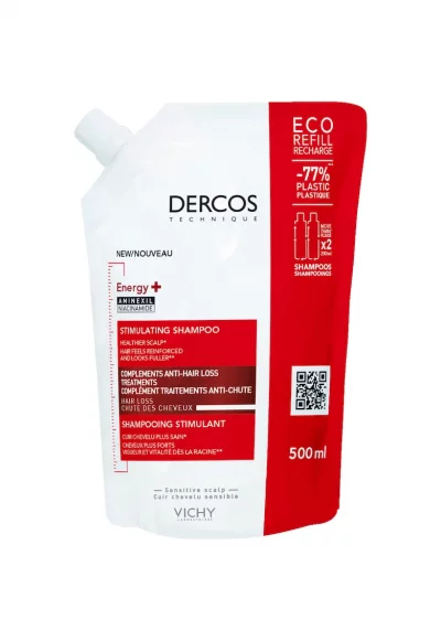 Шампоан  Dercos Energy - допълваща терапия против косопад - 500 ml