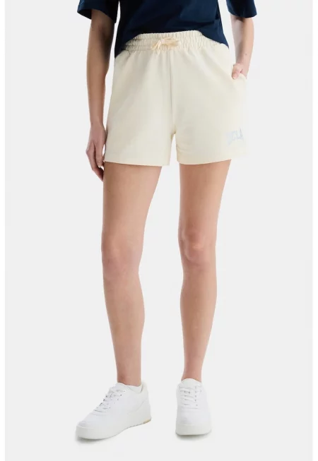 Шорти Rosa с лого - Мръснобял