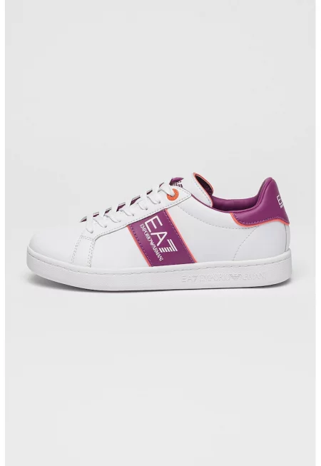 Спортни обувки от кожа и еко кожа с лого