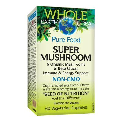 Super Mushroom - медицински гъби за имунитет и енергия, 60 капсули за 2 месеца прием