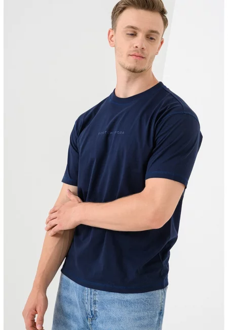 Свободна памучна тениска