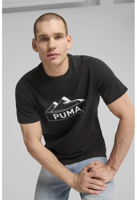 Тениска Open Road с овално деколте и лого