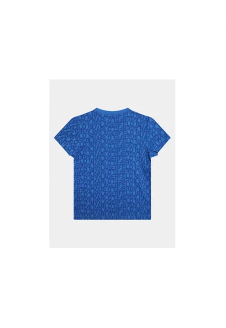 Тениска за момче -  303643393 - Памук - Син - Син