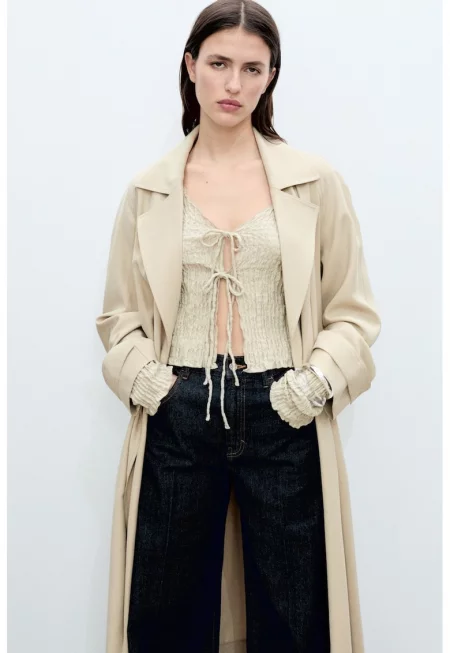 Тренч с колан