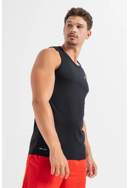 Тренировъчен топ Solid с Dri-FIT и изрязан гръб