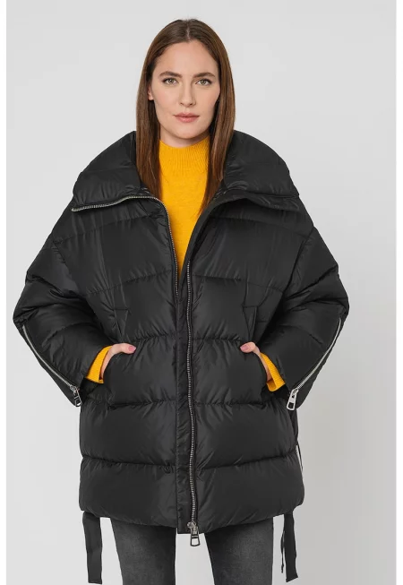 Уголемено зимно яке с пухена вата