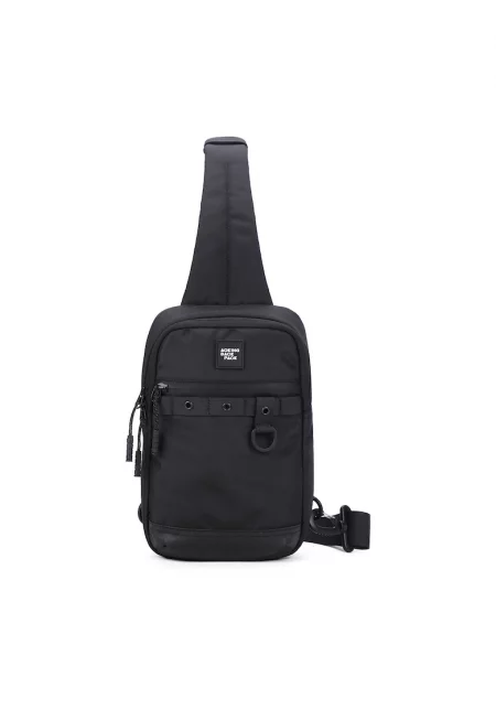 Унисекс чанта с джобове с цип - Черен