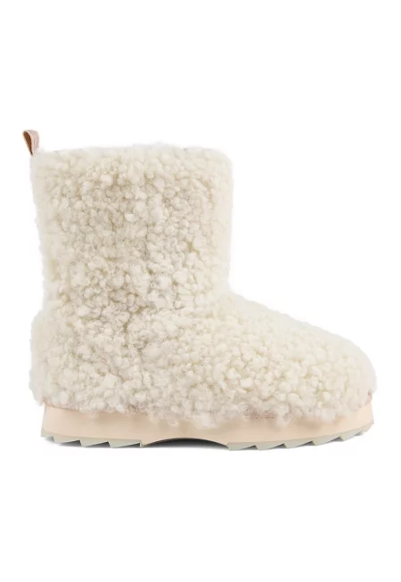 Вълнени боти - Мръснобял/Светло бежово