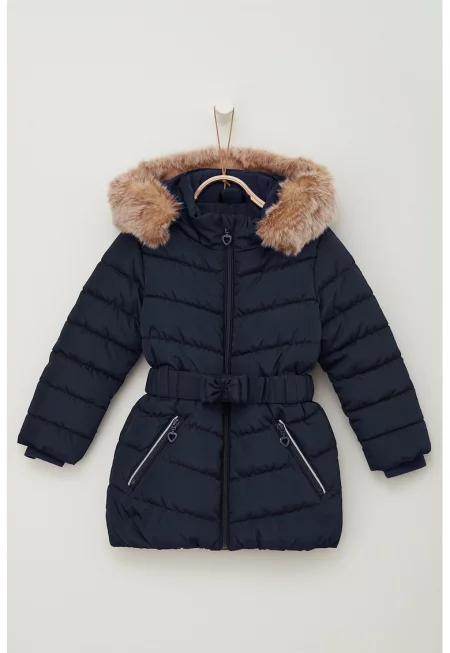 Ватирано зимно яке с качулка