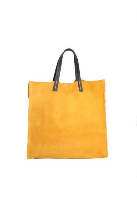 Велурена чанта Novara Lux с отделящ се несесер