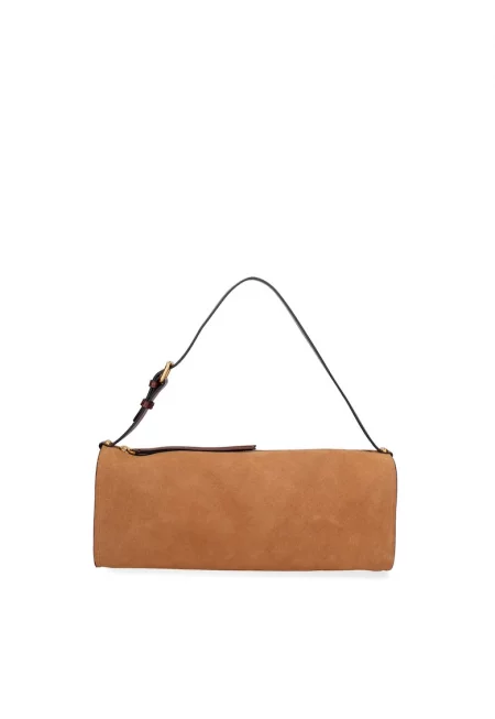 Велурена чанта Valoria Chic - Кафяв