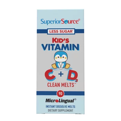 Витамини С + D - формула за деца Kids Vitamine C+D, 90 сублингвални таблетки