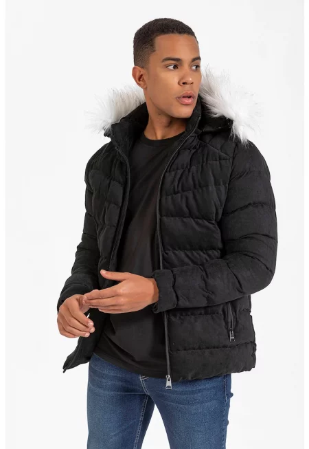 Зимна парка Bruno с вата и качулка