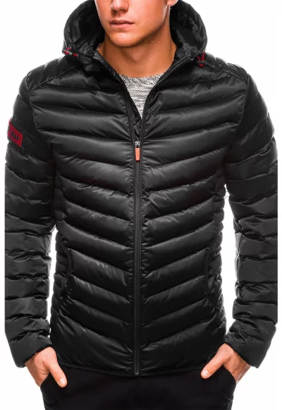 Зимна парка с капитониран дизайн и качулка