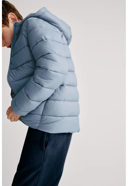 Зимно капитонирано яке с качулка