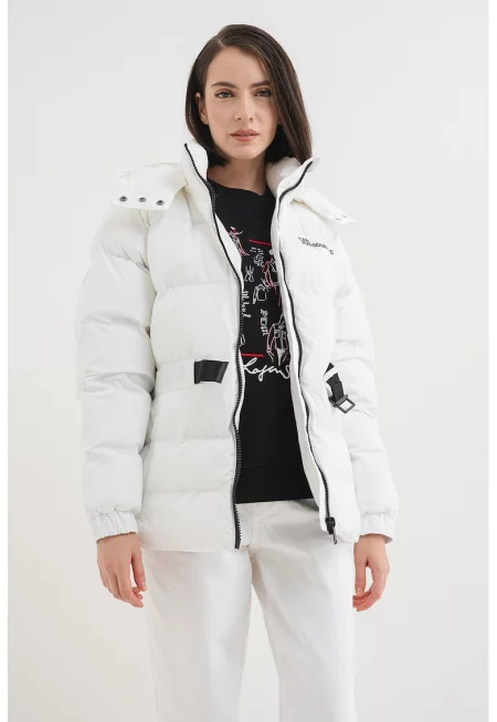 Зимно ватирано яке с качулка