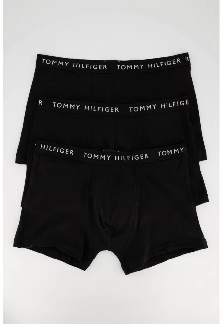 Боксерки с памук и лого - 3 чифта