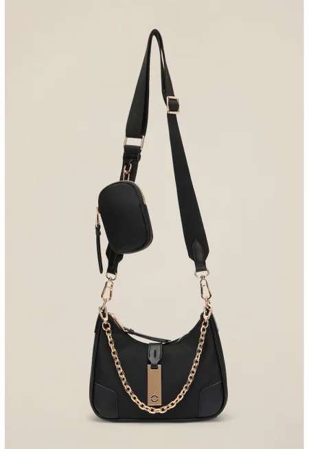 Чанта през рамо с верижка-презрамка