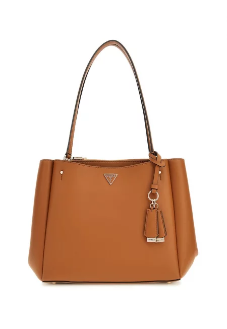 Чанта за рамо от еко кожа и метално лого