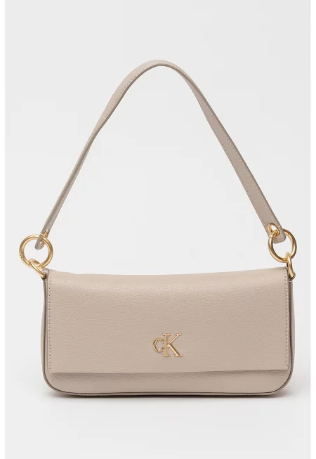 Чанта за рамо от еко кожа с лого