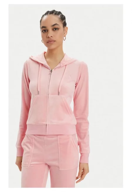 Дамска блуза -  95983 - Розово - Полиестер