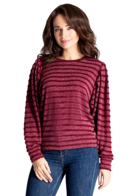 Дамска блуза Silifant L069 тъмно червена