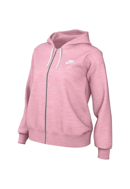 Дамска блуза  w nsw gym vntg easy fz hoodie - DM6386-690 - Розов - Розово