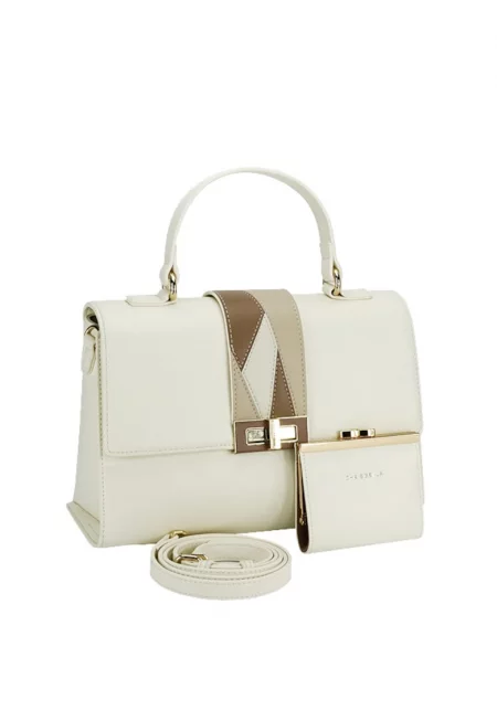 Дамска чанта - бежова 18x27x12 Premium B-CB2400-1 15