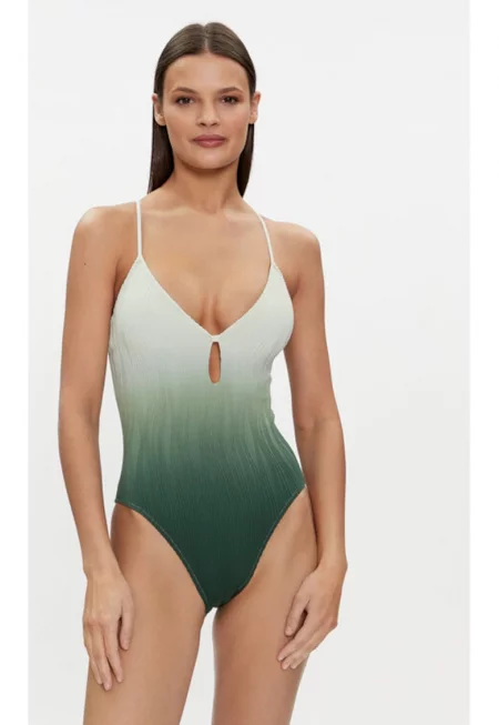 Дамски бански костюм -  303561932 - Полиамид - Зелен