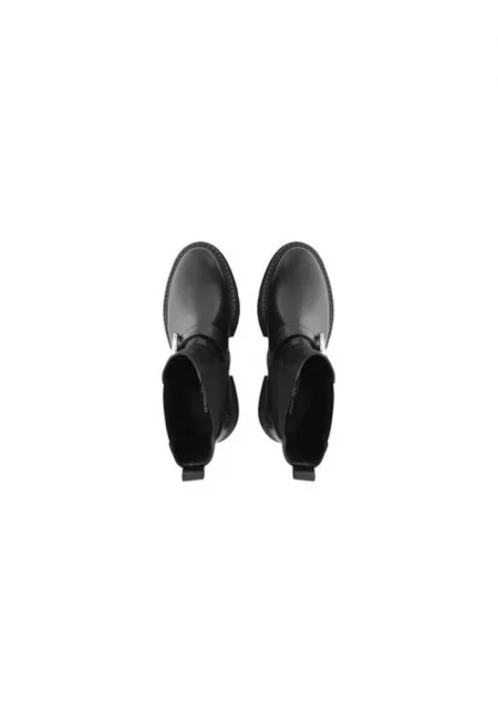 Дамски ботуши  304374937 - Естествена кожа - Черни - Черен