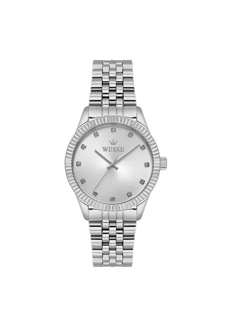 Дамски часовник  модел WWL1088B08 - 36мм - стоманена каишка - сребрист - водоустойчив на 5 ATM