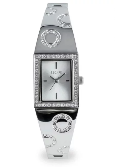 Дамски часовник  стоманена каишка - корпус 26-30 мм - водоустойчивост 5 ATM - сребрист