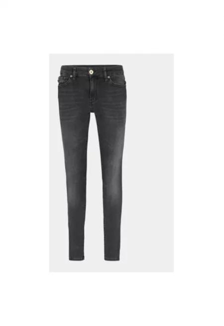 Дамски дънки -  303885618 - Памук/Полиестер - Сив - Сив