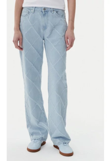 Дамски дънки -  305405562 - Памук - Син - Син