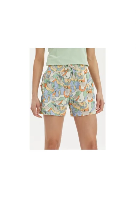 Дамски къси панталони -  303384531 - Найлон/Найлон - Бежов