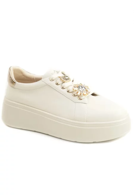 Дамски маратонки W1W160018B 97 N - Бежов