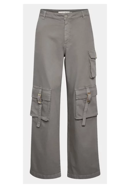 Дамски панталон  10908720 - Памук/Еластан - 36 EU - Сив