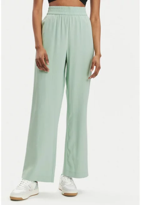 Дамски панталон -  303613501 - Вискоза - Зелен