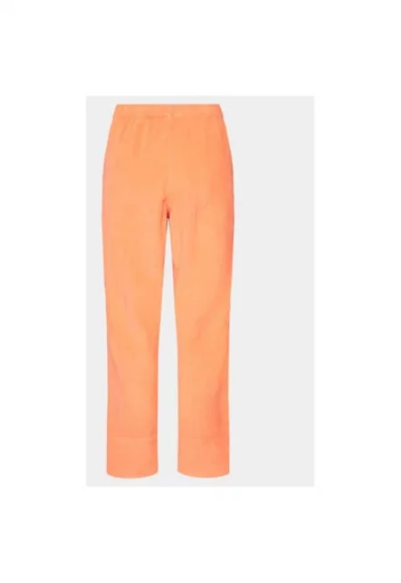 Дамски панталон -  303926007 - Памук - Оранжев