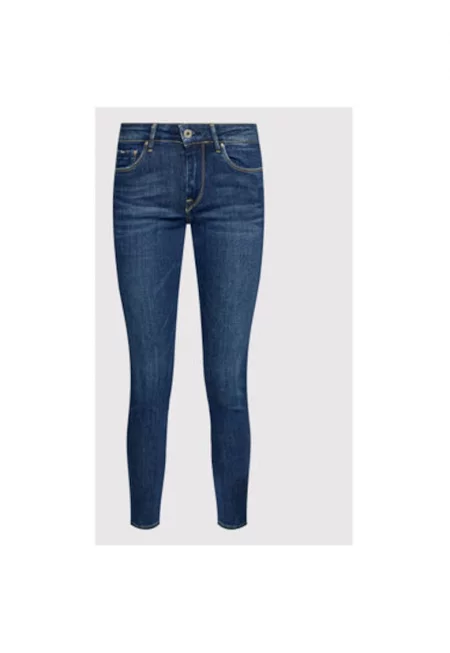 Дамски панталон  PL204174H45 - Памук/Полиестер - Тъмносин - Тъмносин