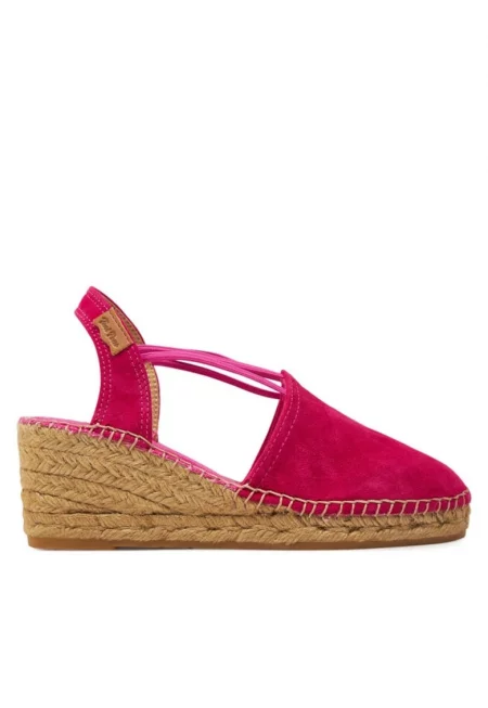 Дамски сандали  303682316 - Велур - Розов