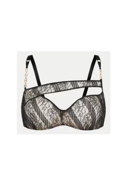 Дамски сутиен -  304178092 - Полиамид - Черен