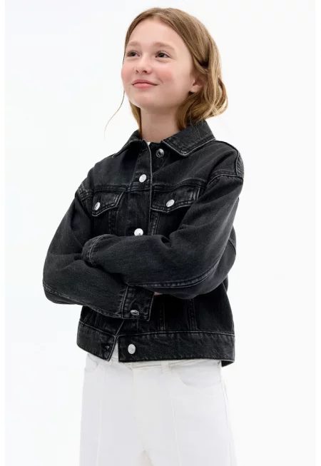 Дънково яке със стандартна кройка