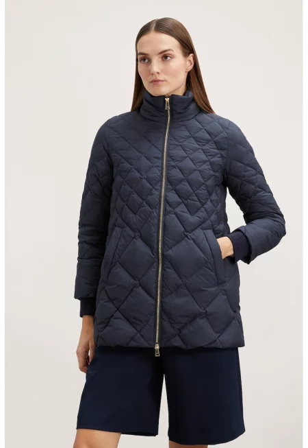 Капитонирано зимно яке - Тъмносин