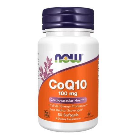 Коензим Q10 – Сърдечна енергия и клетъчна защита, 100 mg, 50 софтгел капсули