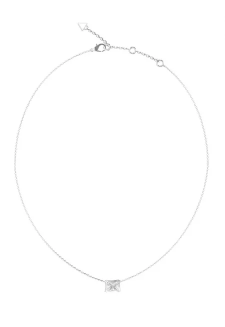 Колие от неръждаема стомана с циркони